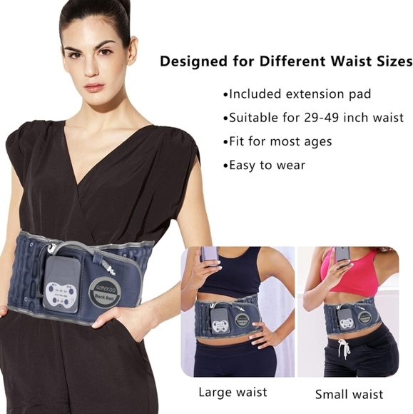 NIB spinal lumbar decompression air traction belt with heat‎ adjustable Gineckoo - Picture 1 of 16